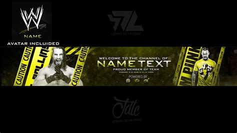 Free Youtube Banner Avatar Template 5 Psd Youtube