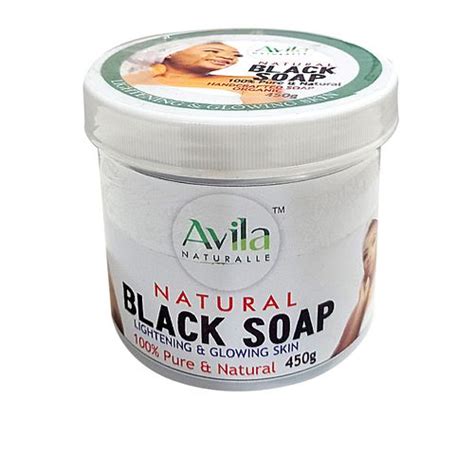 Black soap can be found solid, or in a creamy paste or liquid. Avila Organic Lightening Herbal/black Soap - Sabadon.com