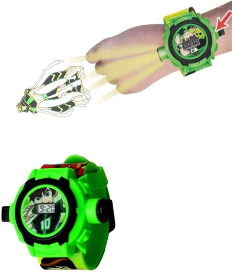 Buy Ben 10 Omniverse Kids Watch With Inbuilt 24 Projector Image Of Ben