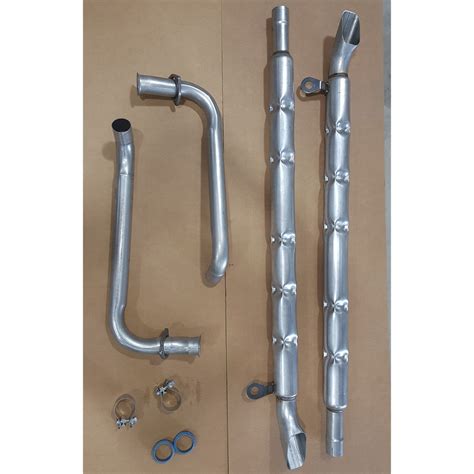 C3 Side Pipe Kit With C2 Muffler And Oem C3 Tip For Stock Covers