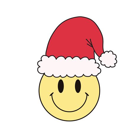 Smiley Face Santa Clipart Frame