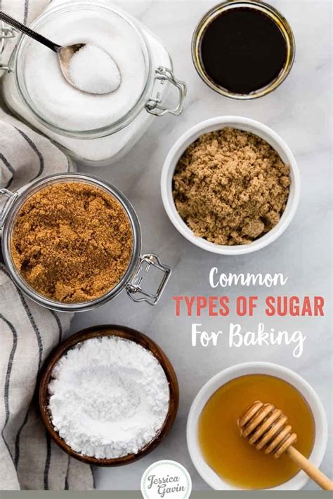 Common Types Of Sugar For Baking Jessica Gavin