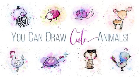 You Can Draw Cute Animals In 3 Simple Steps Yasmina