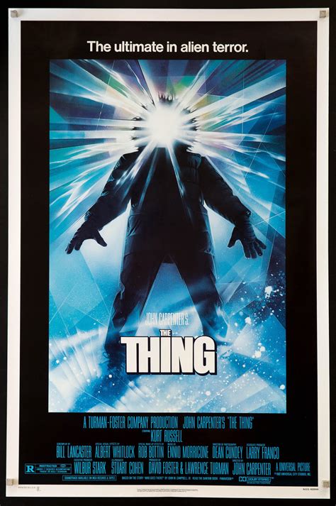 The Thing Vintage Movie Poster 1 Sheet 27x41 Original Film Poster