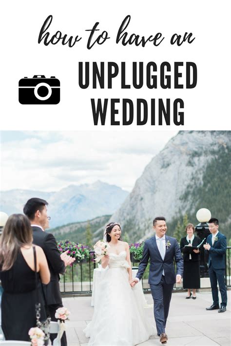 How To Have An Unplugged Wedding Calgary Wedding Photographers