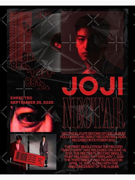There are places for mobile wallpapers. "JOJI NECTAR POSTER" Poster by Jatiiwkeh | Redbubble in ...