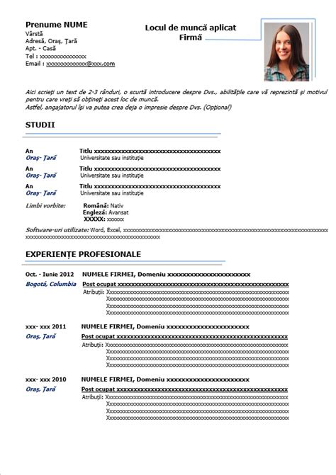 Cv format pick the right format for your choose a cv template, fill it out, and download in seconds. Model Cv Angajare 2021 / Ppt Cv Ul Powerpoint Presentation ...