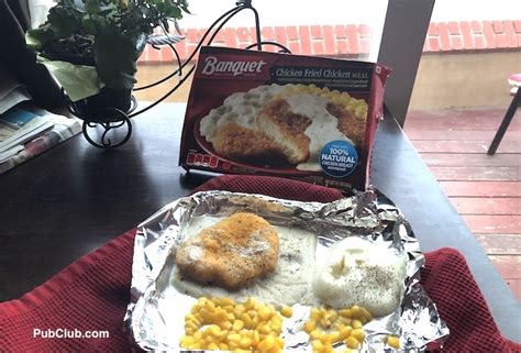 Set the time for 20 minutes. Foodie Blog: Reviewing The Banquet Chicken Fried Chicken Frozen Dinner