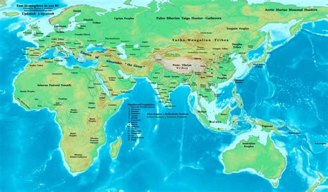 World Map 323 Bc World History Maps