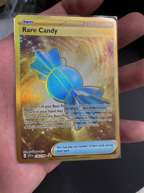 Rare Candy Pokemon Card Hobbies And Toys Toys And Games On Carousell