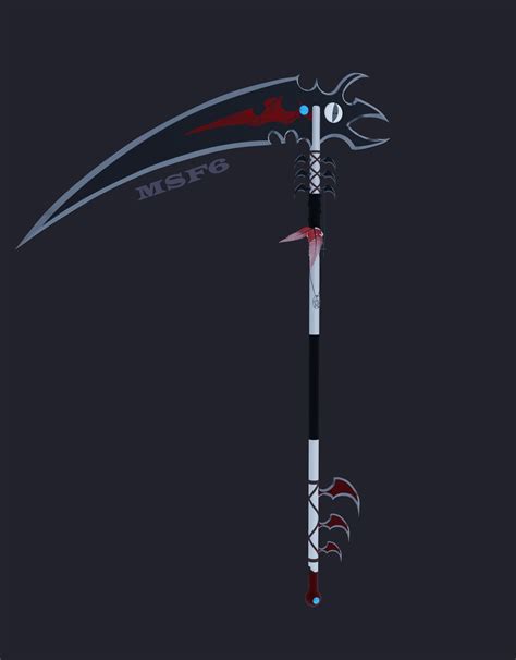 3d Weapon Scythe By Msf6 On Deviantart