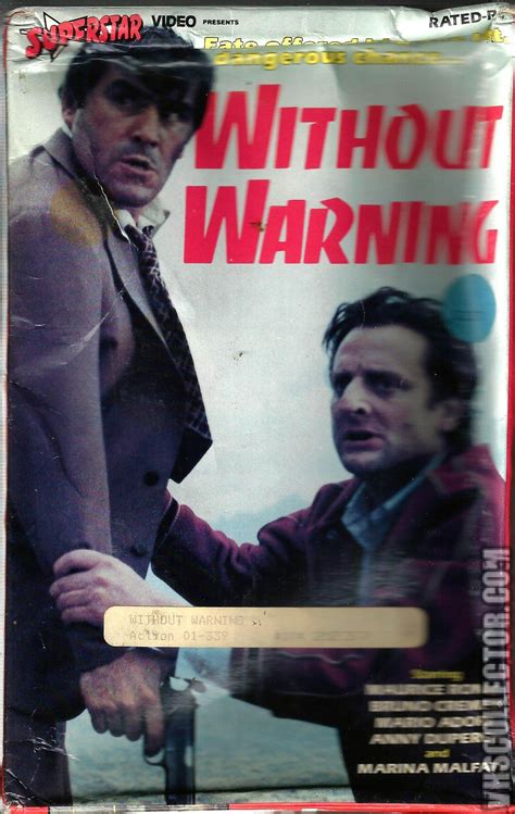 Without Warning | VHSCollector.com