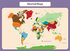 Map Of The World Print - Direct Map