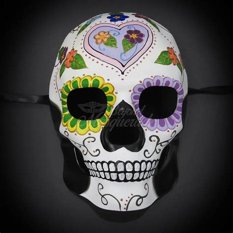 Day Of The Dead Mask Dia De Los Muertos Mask Masquerade Mask Etsy