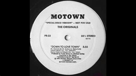 Originals Down To Love Town A Tom Moulton Mix Promo Edit Youtube