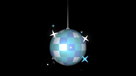 An Animated Rotating Disco Ball With Luma Stock Motion Graphics Sbv