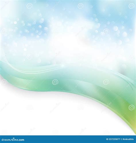 Blue Green And White Wave Powerpoint Background Beautiful Elegant