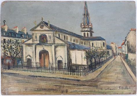 Maurice Utrillo Dans Le Goût De Eglise Notre Dame De Catawiki