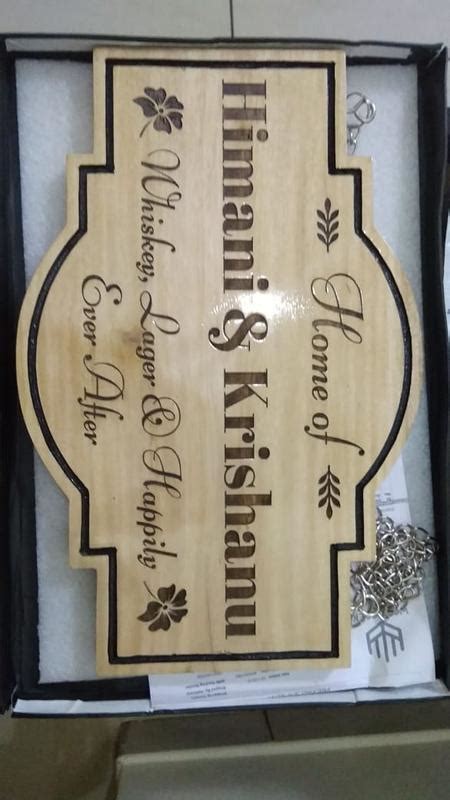 Personalized Home Sign For Couples Name Signs Hanging Wooden Sign