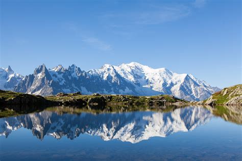 Reflection Of The Mont Blanc Picflick