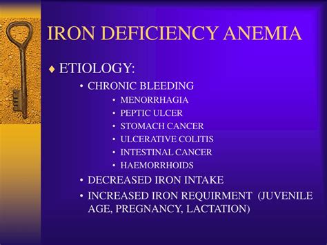 Ppt Iron Deficiency Anemia Powerpoint Presentation Free Download