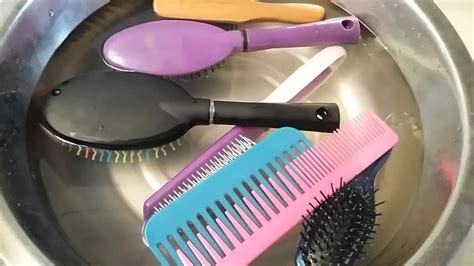 HOW TO CLEAN YOUR COMBS HAIR BRUSHES YouTube