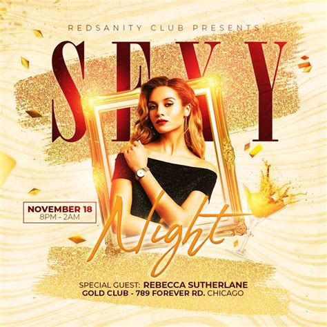 Club Party Flyer Template Easy To Edit Photoshop Template Flyer Design