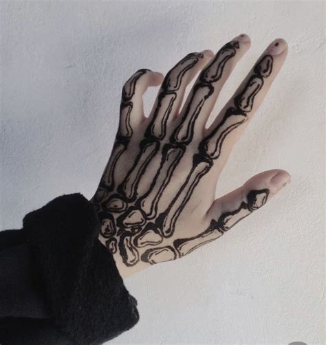Skeleton Hand Tattoo Girl Tiktok Best Design Idea