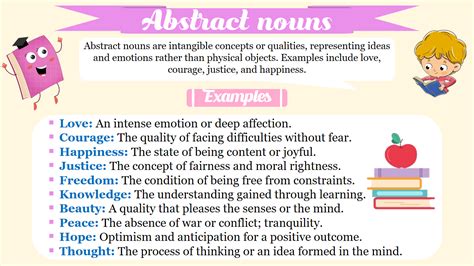 What Are Abstract Nouns With Examples In English Easyenglishpath