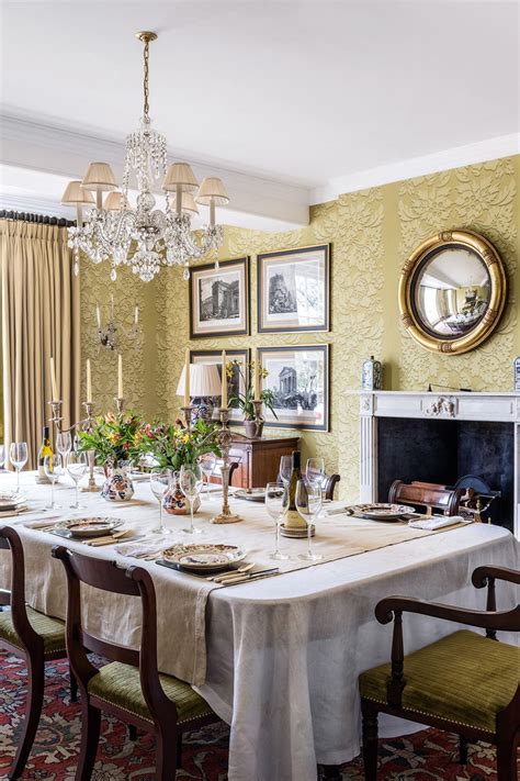 Traditional English Manor House Dining Room Scene Therapy