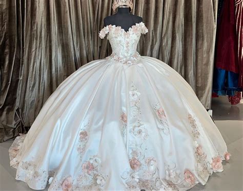 White Quince Dresses White Quinceanera Dresses Plan My Wedding 16th