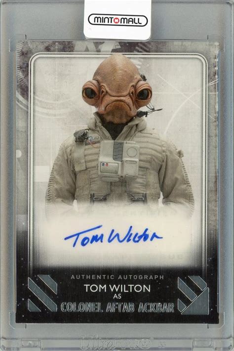 ミントモール Mint 新宿店 2020 Topps Star Wars The Rise Of Skywalker Series Two Autograph Tom Wilton
