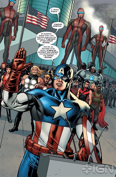 Captain America Elected President Ign