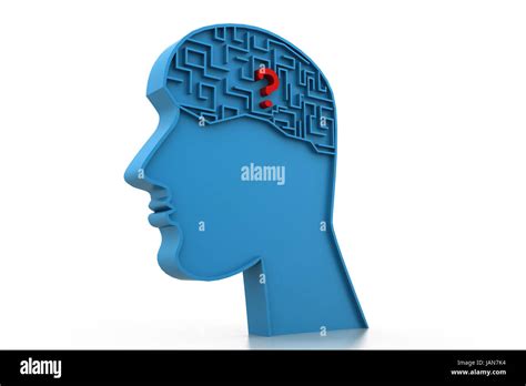 Brain And Question Mark Stock Photo Alamy