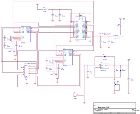 Schematic Diagram Of Indigenously Designed Wt 12 Bluetooth Module
