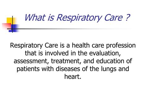 Ppt Respiratory Care Technology Powerpoint Presentation Free