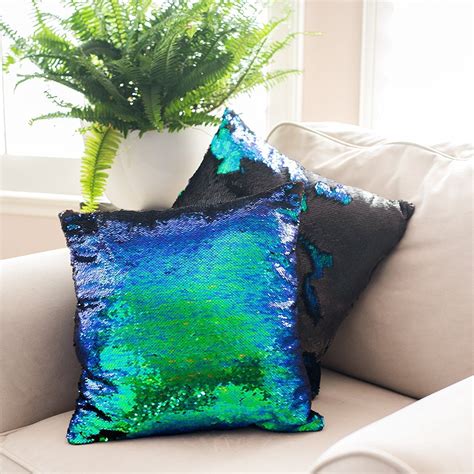 Mermaid Pillow Reversible Sequin Pillow That Changes Color Mermaid