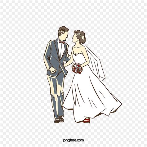 Animated Bride And Groom Clipart Silhouette