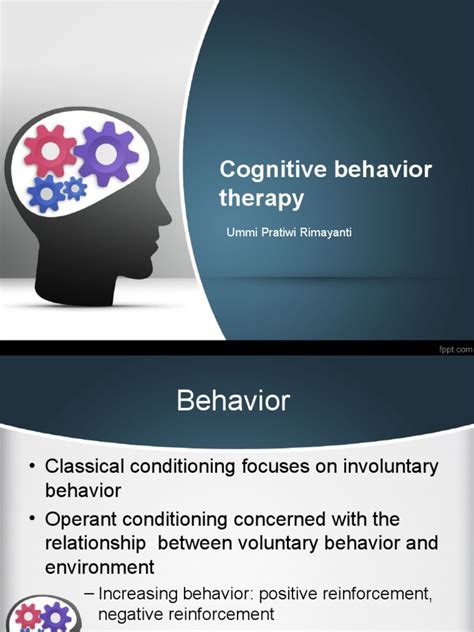 Cognitive Behavior Therapyppt Cognitive Behavioral Therapy
