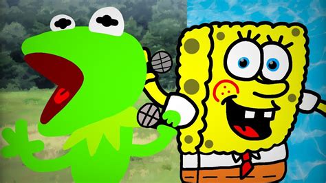 Kermit The Frog Vs Spongebob Squarepants Randomly Made Rap Battles