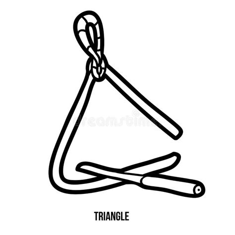 Triangle Instrument Coloring Pages Coloring Pages