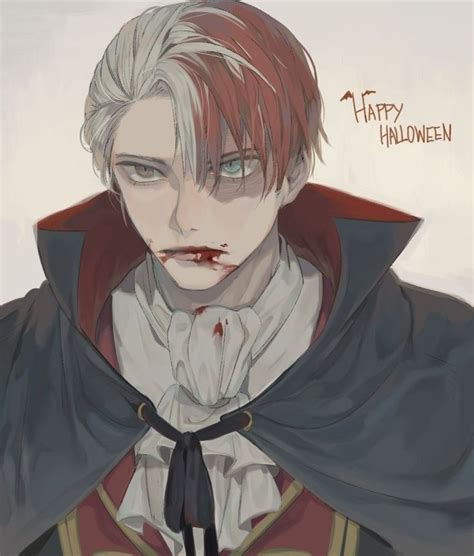 Pin By Uzumakikorra On Todoroki Shoto Todoroki Vampire Hero Shouto