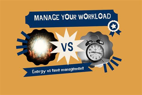 Energy Management Instead Of Time Management Student Health And