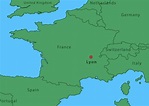 lyon frankrike karta Lyon karta - Europa Karta