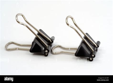 Bulldog Clips Stock Photo Alamy