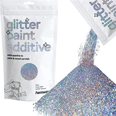 Hemway Glitter Paint Additive 100g 35oz Crystals For Acrylic