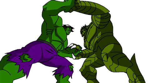 Hulk Vs Abomination By Steeven7620 On Deviantart