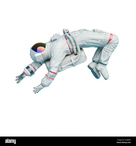 Astronaut Is Falling From The Sky 3d Illustration Stock Photo Alamy