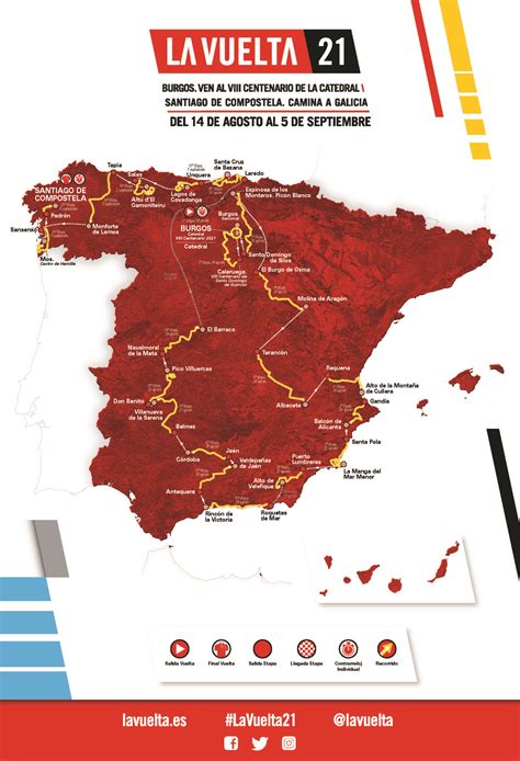 Streckencheck Alle 21 Etappen Profile And Karten Der Vuelta Espana 2021