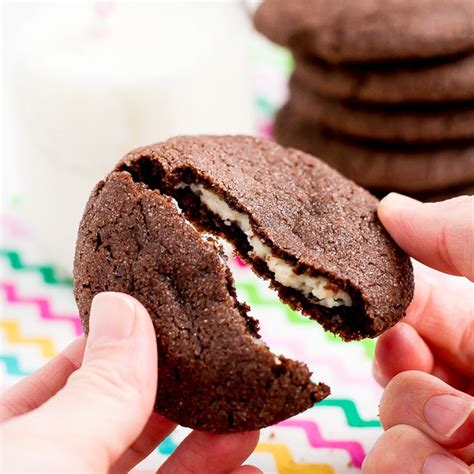 I First Shared These Cream Cheese Stuffed Chocolate Cookies On Handle